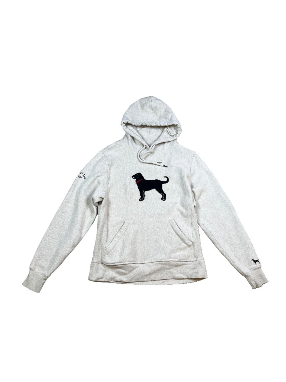 The Black Dog Hoodie Chenille Dog Pullover Sweatshirt Martha's Vineyard